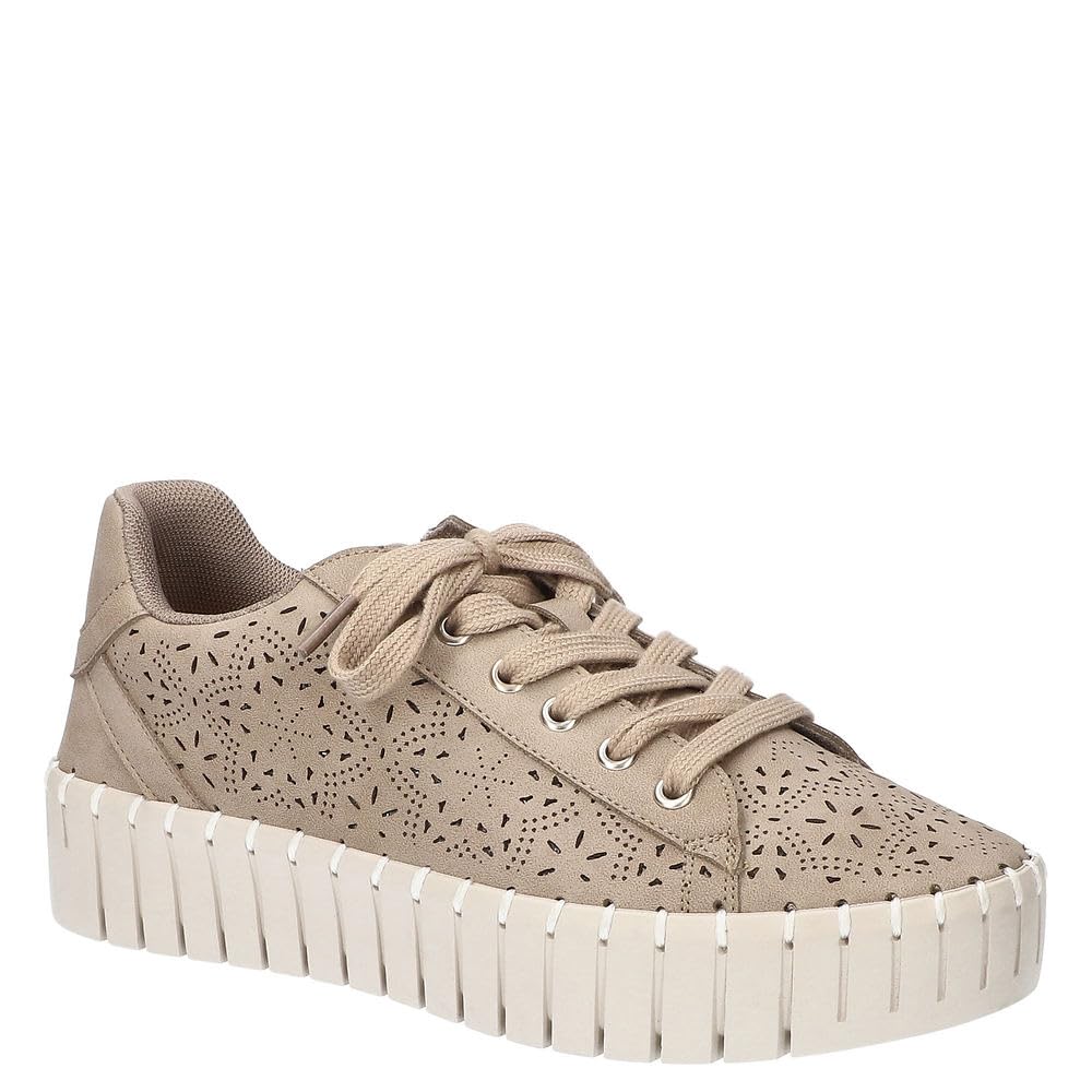 Easy Street Women’s Retta Sneaker, Natural, 7.5 X-Wide