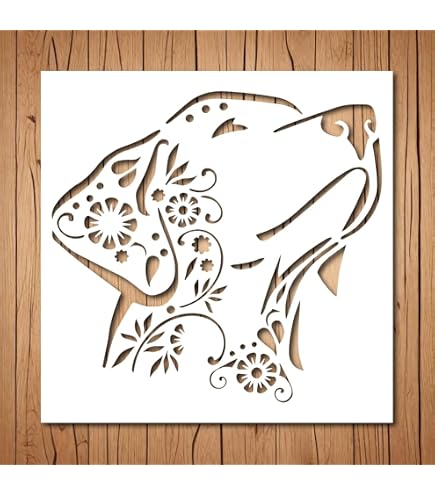 Labradoodle Stencil Labradoodle Dog Stencil For Crafts - Reusable 8 ...