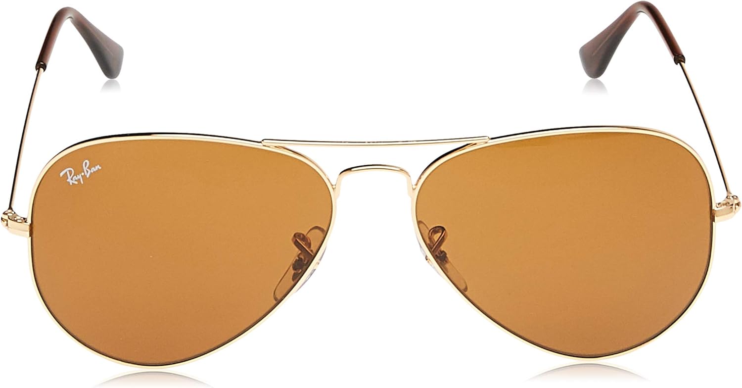Ray-Ban unisex adult Rb3025 Classic Sunglasses, Black/Green, 58 mm US: Ray Ban: Shoes