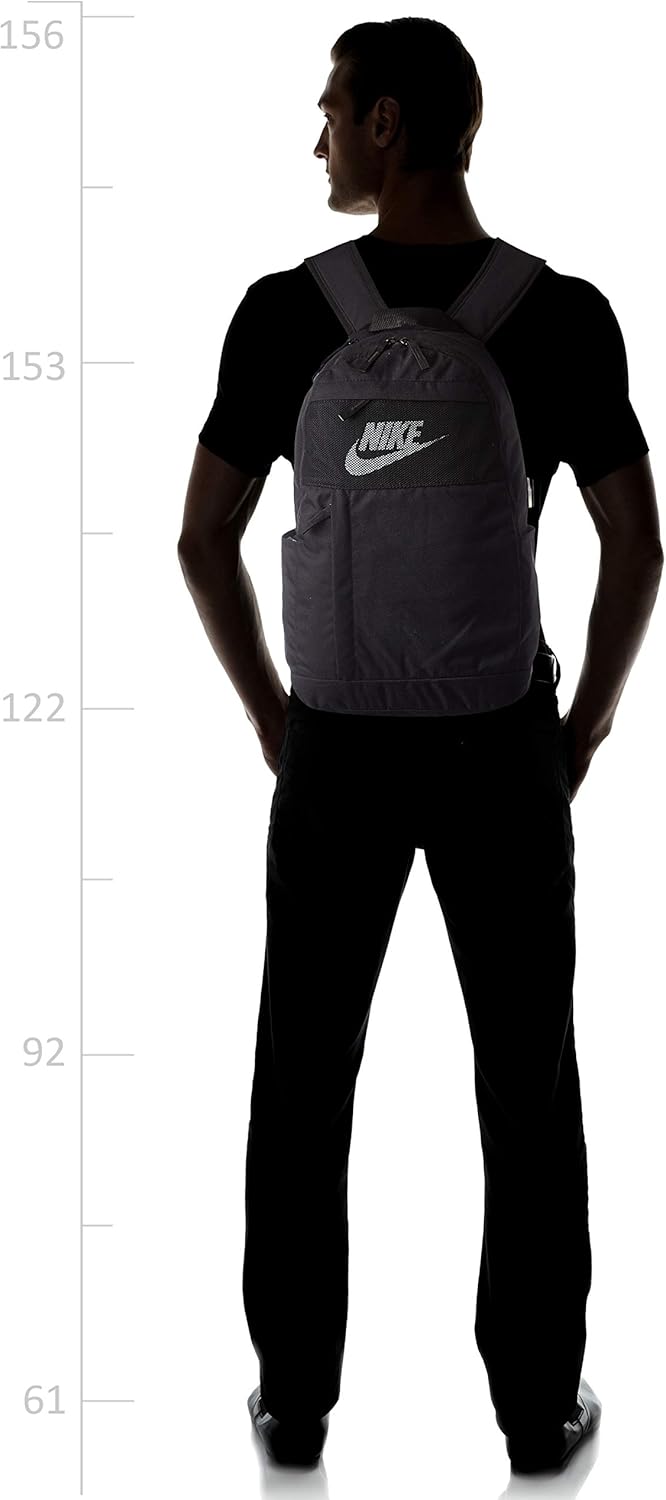  | Nike NK ELMNTL BKPK-2.0 LBR, Black/Black/(White), misc | Casual Daypacks