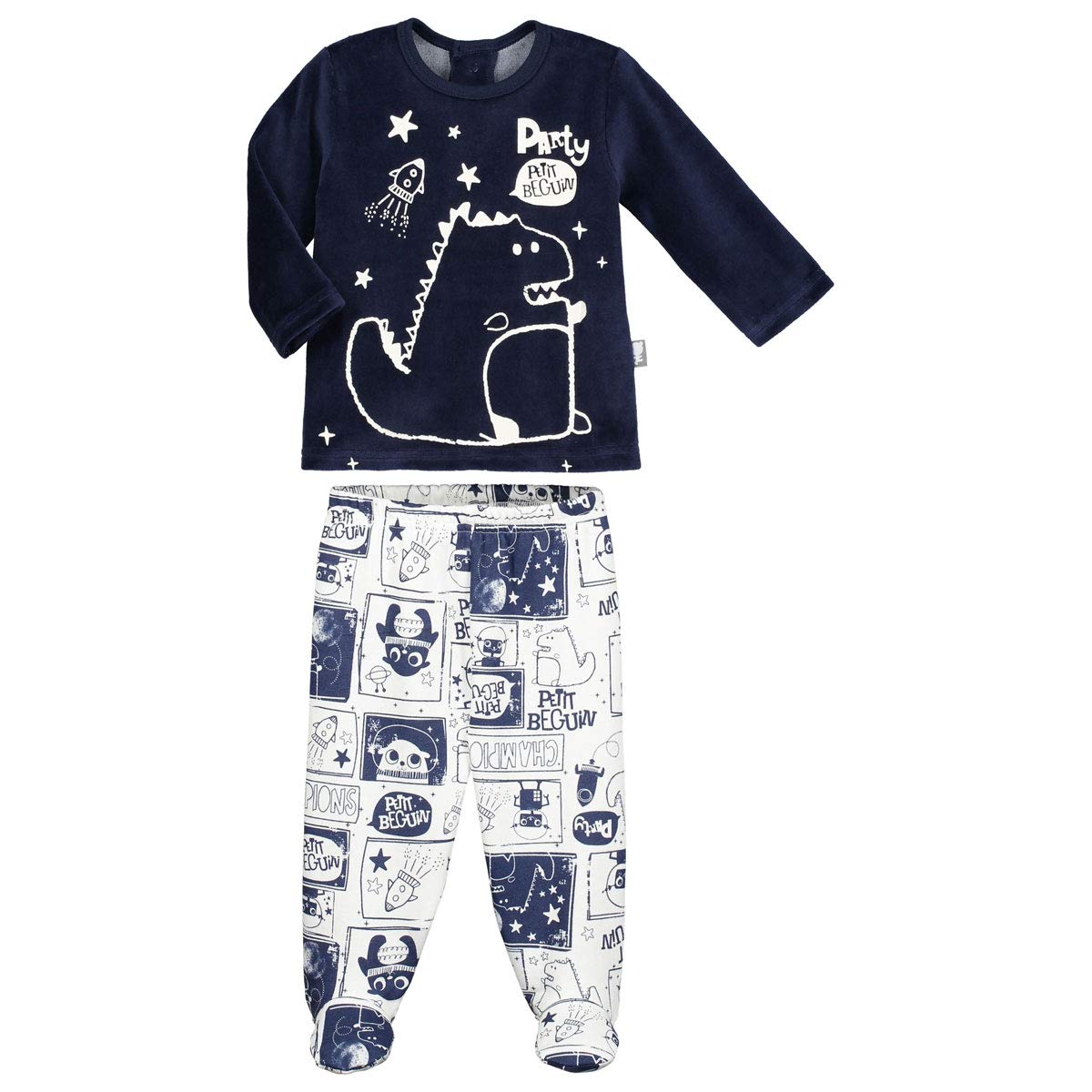 Pyjama Bebe 2 Pieces Avec Pieds Cosmodino Taille 9 Mois 74 Cm Bebe Puericulture Vetements De Nuit Et Peignoirs Psicologoentarragona Es