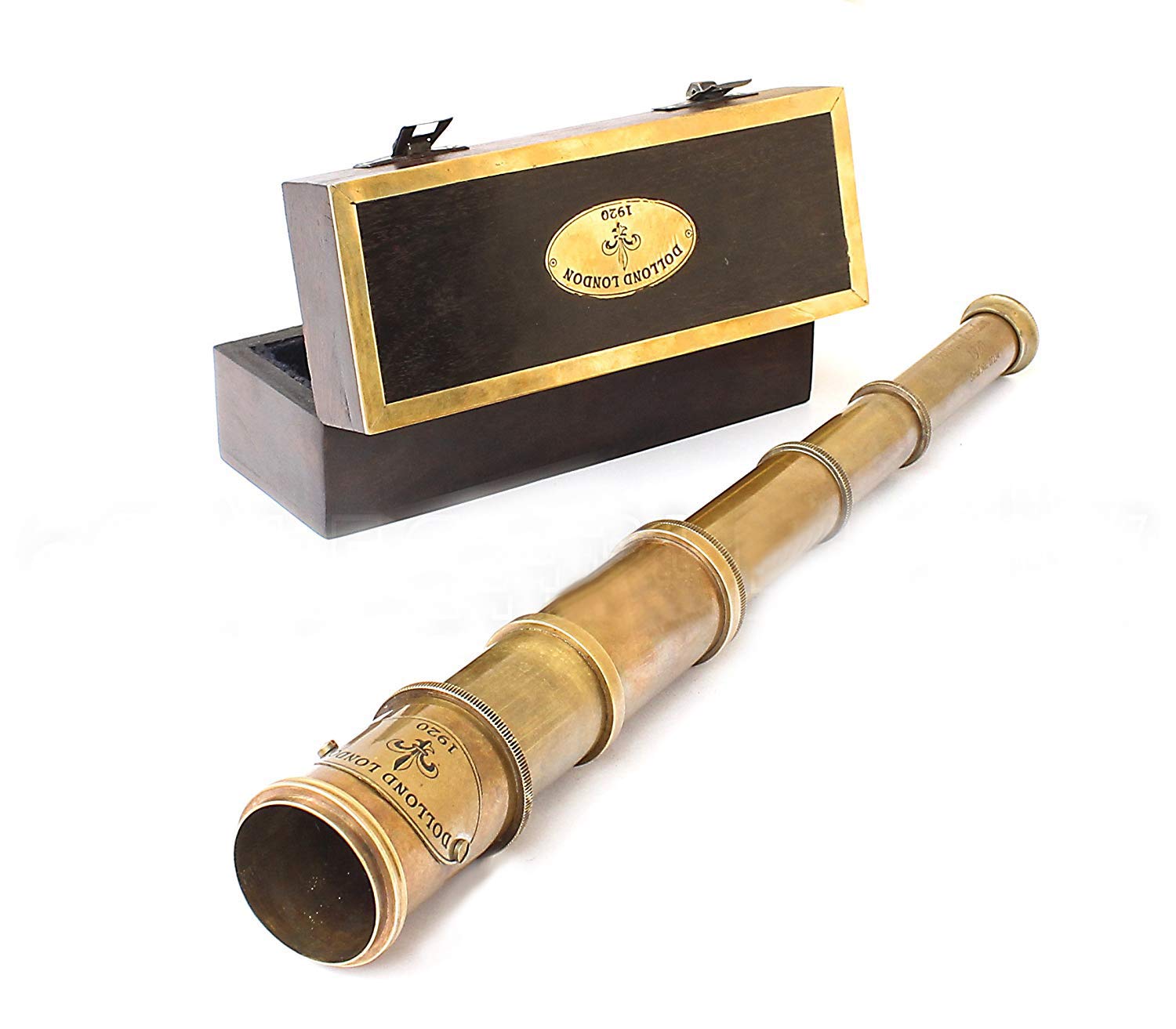 Doland London 1920 Brass Maritime Vintage Telescope