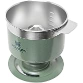 Stanley Perfect Brew Pour Over - Makes 1-6 Cups - Reusable Filter - No Disposable Paper Filters Needed - Compatible with Stanley Bottles - BPA-Free - Easy-clean Stainless Steel &amp; Detachable Filter