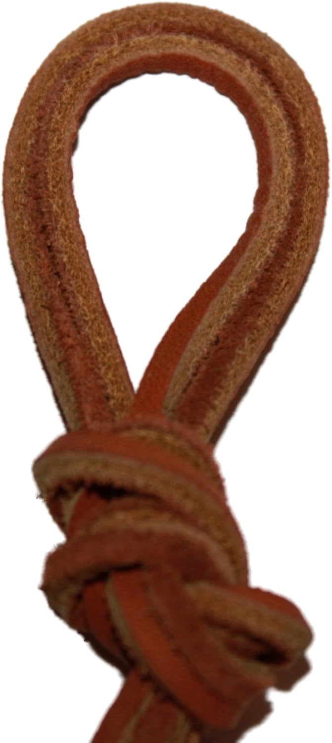 Boat Shoe Laces Leather By TOFL (Tan): Shoes