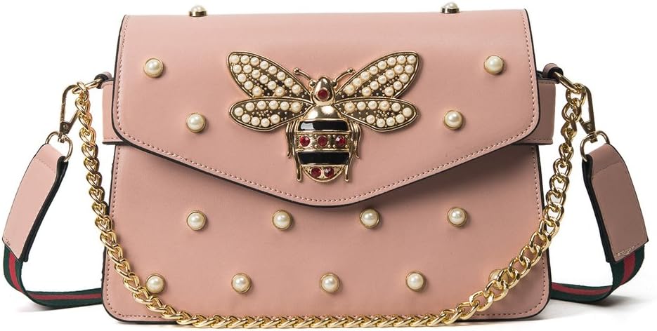 Women Messenger Bags Little bee Handbags crossbody bags Shoulder Bags Designer Handbags with pearl