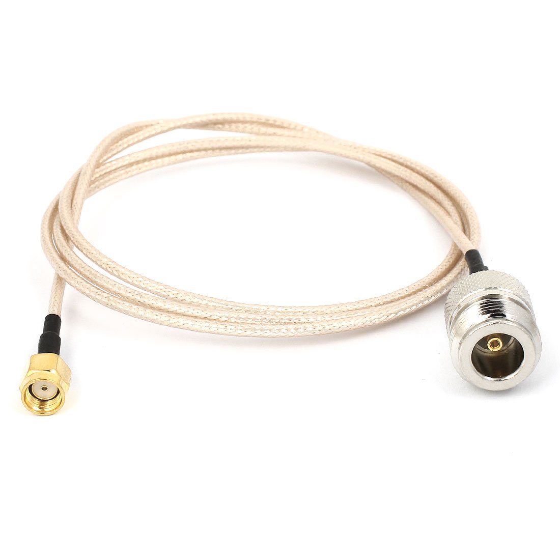 sourcing map Type N Female to RP-SMA Male F/M Adapter Connector RG316 Coax Cord 1M