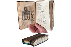 BISAVCH Grail Diary Indiana Jones Journal, Indiana Jones Diary Indiana Jones Novels Book, Indiana Jones Grail Diary, Indiana Jones Collection Merchandise, Vintage Leather Journal Classic Movie Prop Replica Bi