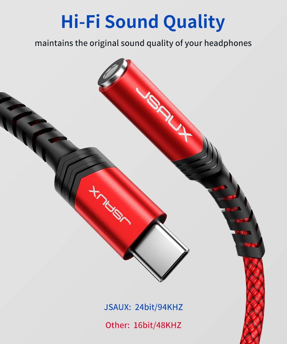 JSAUX USB C to 3.5mm Headphone Jack Adapter - Image 4