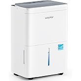Waykar 2000 Sq. Ft. Energy Star 2025 Dehumidifier for Basement & Home, Adjusts from 15% RH With Drain Hose, Ultra Quiet 35 dB for Bedroom & Bathroom