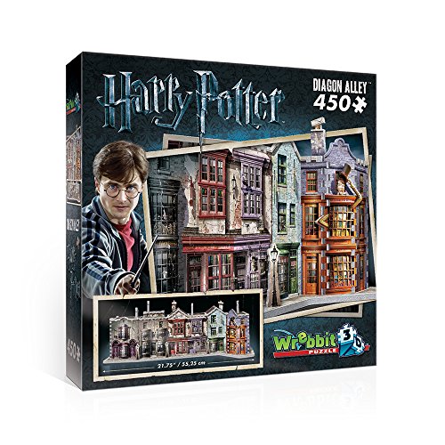 WREBBIT 3D Diagon Alley 3D Jigsaw Puzzle (450 Pieces)