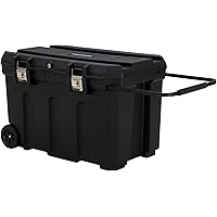 CRAFTSMAN 37-in. Rolling Tool Box with Wheels, Black, Plastic, Lockable (CMST37025)