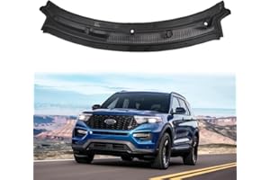Lamerto BB5Z-78022A68-AA Windshield Wiper Cowl Grille Top Replacement for Ford Explorer Base 3.5 3.7 2.0L 2.3L 2011-2019# BB5Z78022A68AA Black Front Top Windshield Cowl Grille