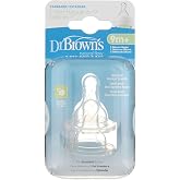 Dr. Brown's - Natural Flow Standard Y-Cut Silicon Nipples 9m+ - 2 Pack