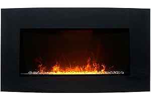 Paramount Stirling Curved Fireplace, 36IN