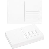 50 Pieces Watercolor Postcards, 100% Cotton 140lb/300gsm Blank Postcards 4x6 Inch Watercolor Paper Post Cards for Watercolor Journal, DIY, Mailing, Painting, Invitations, Greeting Cards