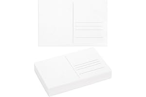 FUCEURY 50 Pieces Watercolor Postcards, 100% Cotton 140lb/300gsm Blank Postcards 4x6 Inch Watercolor Paper Post Cards for Watercolor Journal, DIY, Mailing, Painting, Invitations, Greeting Cards