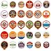 Coffee, Tea, Cider, Cappuccino & Hot Chocolate Single Serve Cups For Keurig K Cup Brewers Variety Pack Sampler, 30Count (Mix Sampler) (All unique cups, no duplicates)