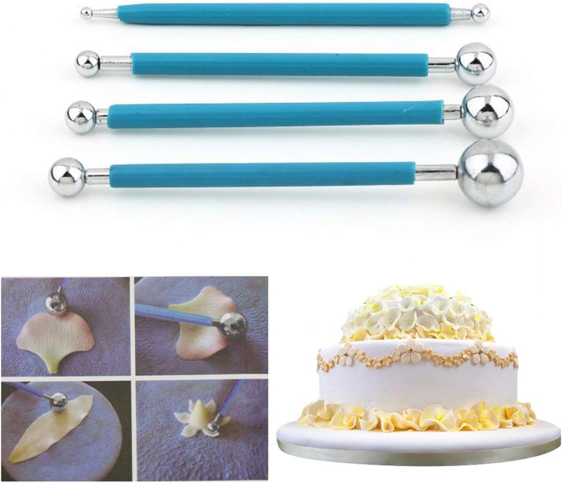 Patisserie Outils De Modelage Napravi Rs Heaviesk 4 Pcs Gateau Outils Modelisation En Acier Inoxydable Balle Double Face 4 Outils Sucre Gateau Pate Acessorios Decorer Outils Gateau Moules