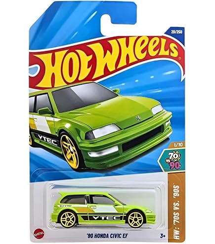 Amazon.com: Mattel Hot Wheels 2024 - '92 Honda Civic EG, HW J