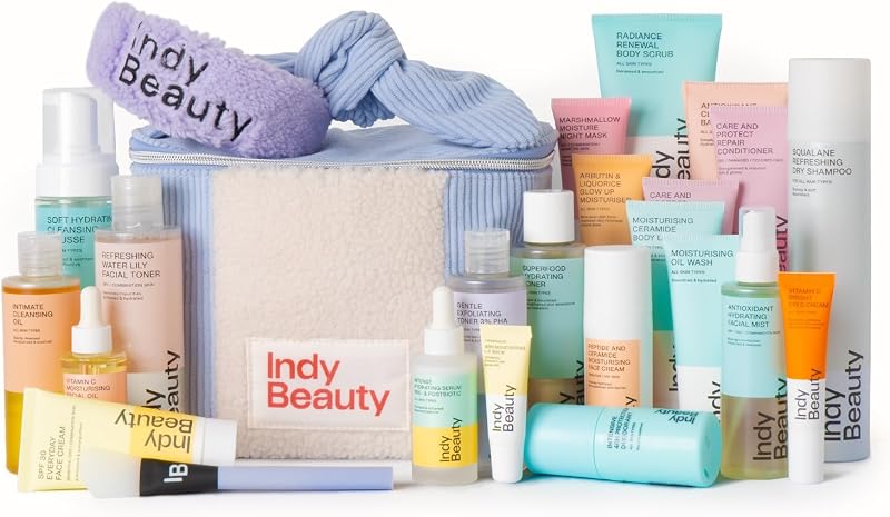 Indy Beauty Skincare Gift Set 25 Gifts 21 Full Size Products Vegan For Women