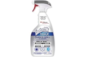SC Johnson Professional Fantastik Max Oven & Grill Cleaner Spray, Cleans Inside and Out, 32 Fl Oz