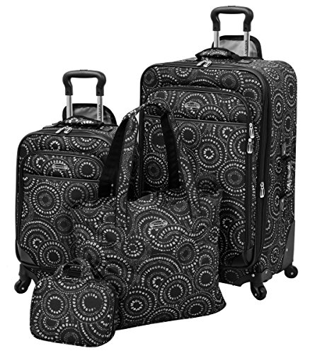 Waverly boutique 4 piece set, black white dot