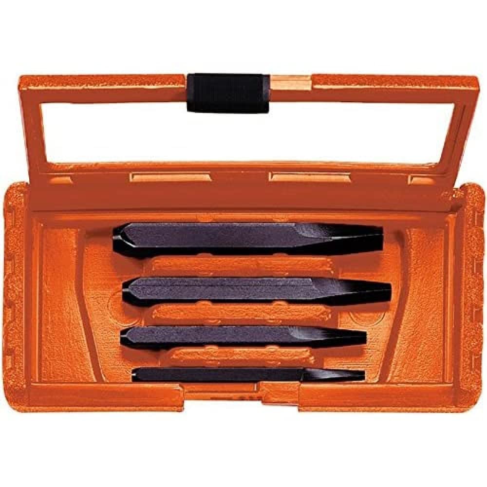 Bahco 1419/4 Stud Extractors. Grey, Set of 4 Pieces