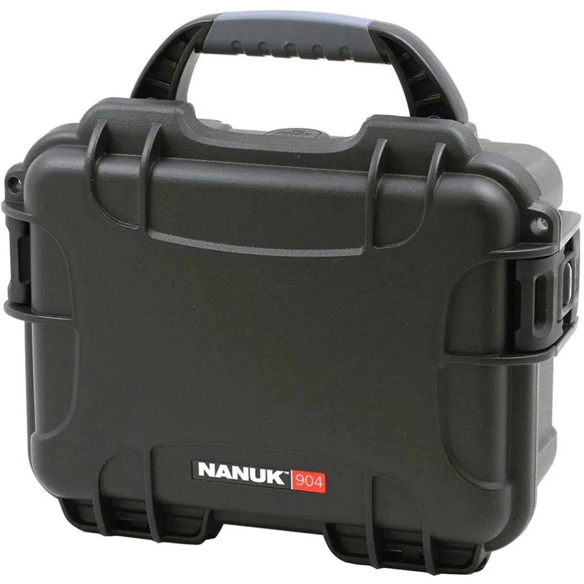 NANUK 904 Compact Series - Lightweight, Waterproof NK-7 Resin Protective case with Customisable Foam Insert (25.91 x 20.07 x 11.43 cm) - Black