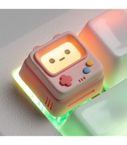Handgefertigte Tastenkappe 'Takoyaki' — Kunstharz, Kawaii Design — Für ESC-Taste Mechanischer Tastaturen (MX-Switch)