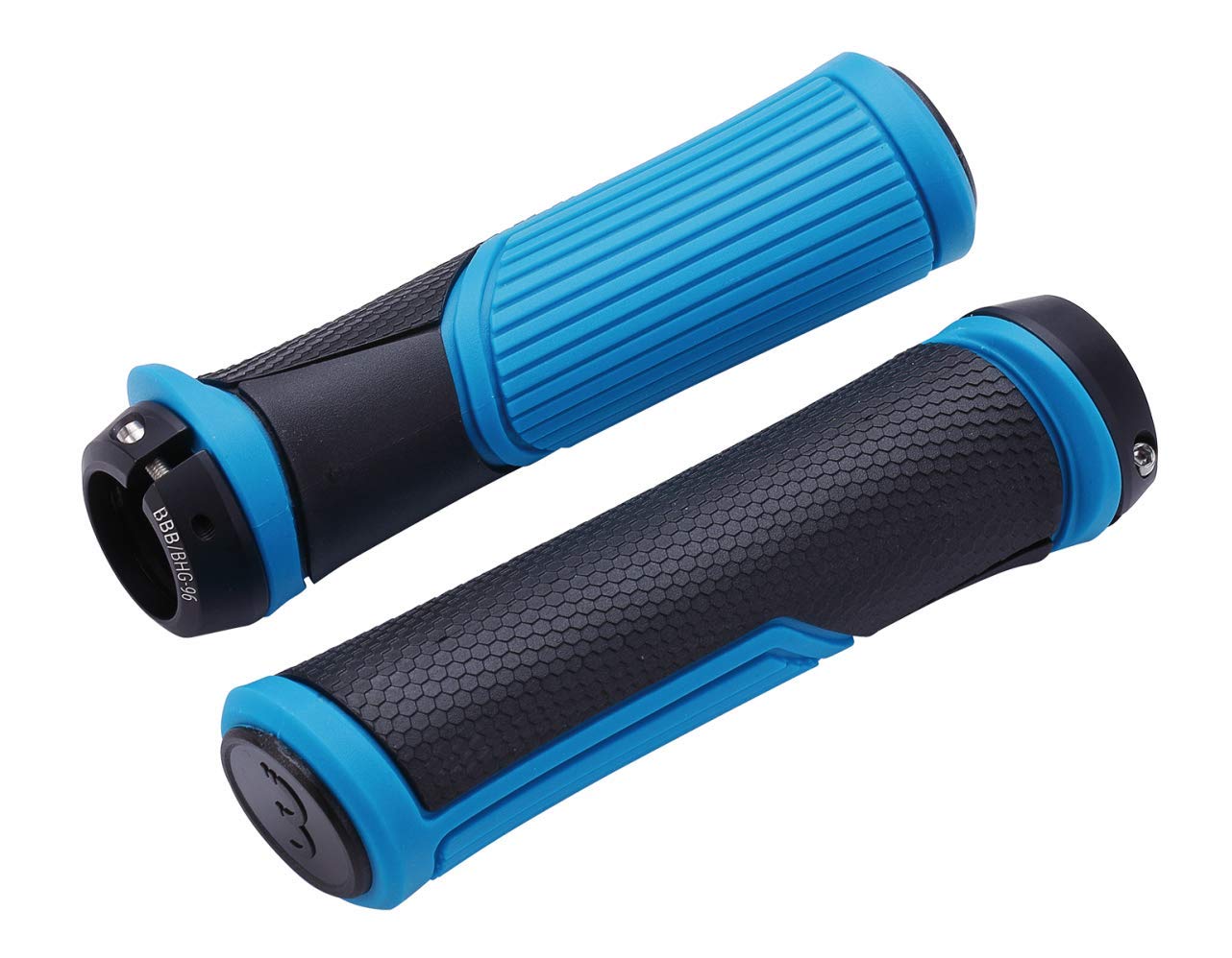 BBB Cycling Bike Handlebar Grips Gel Support Ergonomic and Comfortable Anti-Slip for MTB E-MTB Urban E-Bike Blue Cobra BHG-96