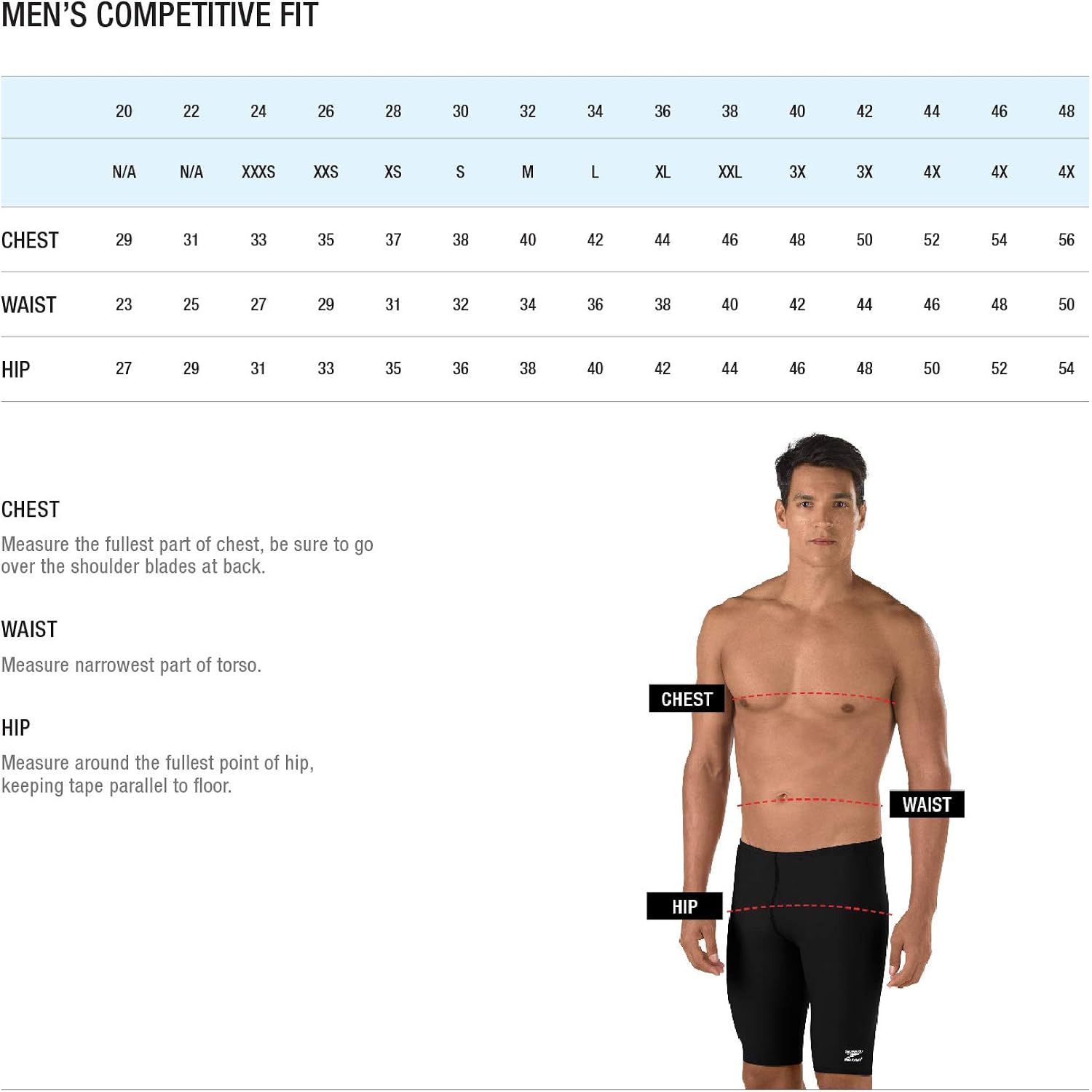 Speedo Men's Swimsuit Jammer Endurance+ Splice Team Colors : Clothing