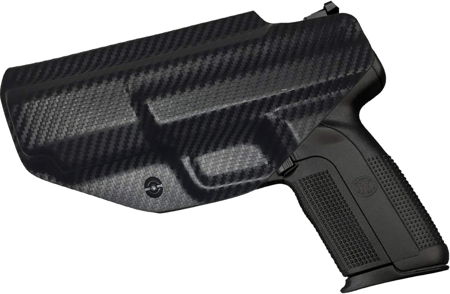 Elite Force Holsters: Kydex Holster fits FN Five Seven 5.7 FN MK2 Audible Click - Carbon Fiber, Right Hand