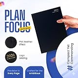 Karrma 2026 A4 Day to Page Diary Black Hardback with Ribbon Marker view 4