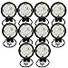 Dr.OX 10PCS 4 Inch LED Work Light Bar 27W Round Spot Beam for Off- road Van Jeep SUV Truck Car ATV 4WD 4x4 RV UTE Tractor Vehicle Boat Driving Work lights Fog Lamp