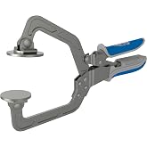 Kreg Wood Project Clamp, Auto-Adjust Woodworking Clamp, KHC3, 3 Inch Reach | Automaxx Auto-Adjust Wood Project Clamp, Fast Secure Hold, No Over-Tightening, for Pocket-Hole and Woodworking Assembly