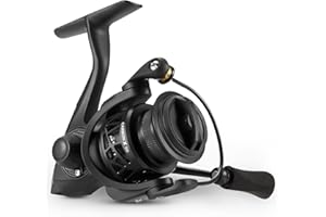 Piscifun Carbon X Spinning Reels, Light to 5.1oz, Carbon Frame and Rotor, 33LBs Max Drag, 10+1 Shielded BB, 5.2:1/6.2:1 High Speed Gear Ratio, Smooth Powerful Saltwater Freshwater Spinning Reel