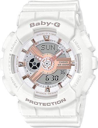 baby g watch white rose gold