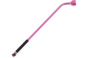 Dramm Sunrise Soft Rain Watering Spray Wand – 30” Long, Berry – Gentle Full-Flow Spray with Shut-Off Valve & 8” Foam Grip – Lightweight & Durable for Gardens, Hanging Baskets & Planters