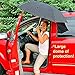 Compact Reverse Folding Umbrella, Reverse Umbrella for Travel, Inverted Umbrella by StreeboWorks - Reversible, Inside Out, Auto Open Close Umbrella (Charcoal Gray/White Polka Dot)
