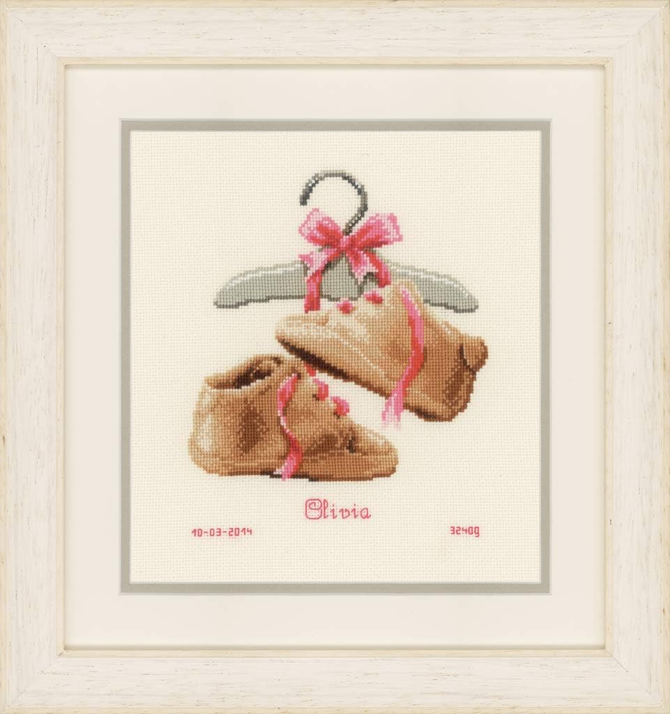 Vervaco My First Shoes Counted Cross Stitch, Multi-Colour, 18 x 20cm or 7.2 x 8in - Image 4