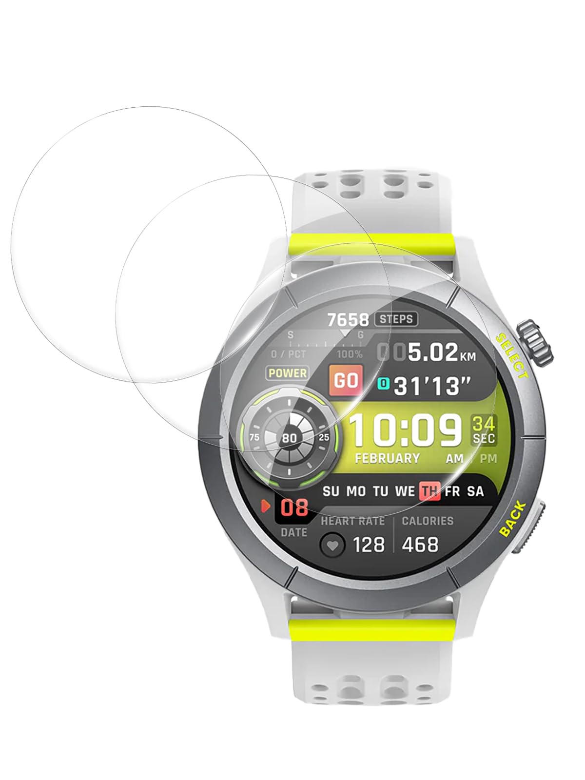 BOVUGAC [3 Pack] Screen Protector for Amazfit