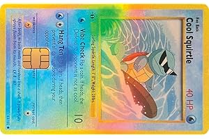 CREATIVE CARD STICKERS Card Stickers, Holographic Cool Anime Turtle Credit Card Sticker for Small Chip Card, Debit Card Sticker Skin - Waterproof, Holographic Vinyl Stickers