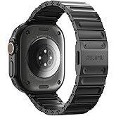 Aulumu C01 Hi-Per Titanium Alloy Watch Band | for Apple Watch Ultra 3& Ultra 2/1 | Ultra-thin Magnetic Clasp | DLC Professional Hardening Process | iWatch Large Dial Series(49/46/45/44mm)