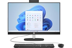 HP 27-cr100 All-in-One Desktop 2024 New, Intel Ultra 7 155U 12-Core, 27" FHD IPS Display, Intel Iris Xe Graphics, Wi-Fi, 32GB