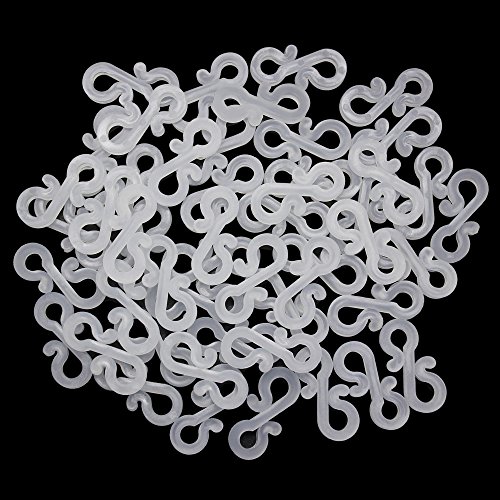 Meetory 50 Pcs Gutter Hang Hooks,S Clip Hooks for Christmas Decoration Outside String Lights,Seasonal Fairy Light