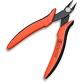 Sysotek Flush Cutters Precision Wire Cutters for Fiber Optics, Electronics and Jewelry Making tool Mini Diagonal Cutting Pliers Perfect for Zip Ties, Electrician Tool, Small Wire, crafting and more