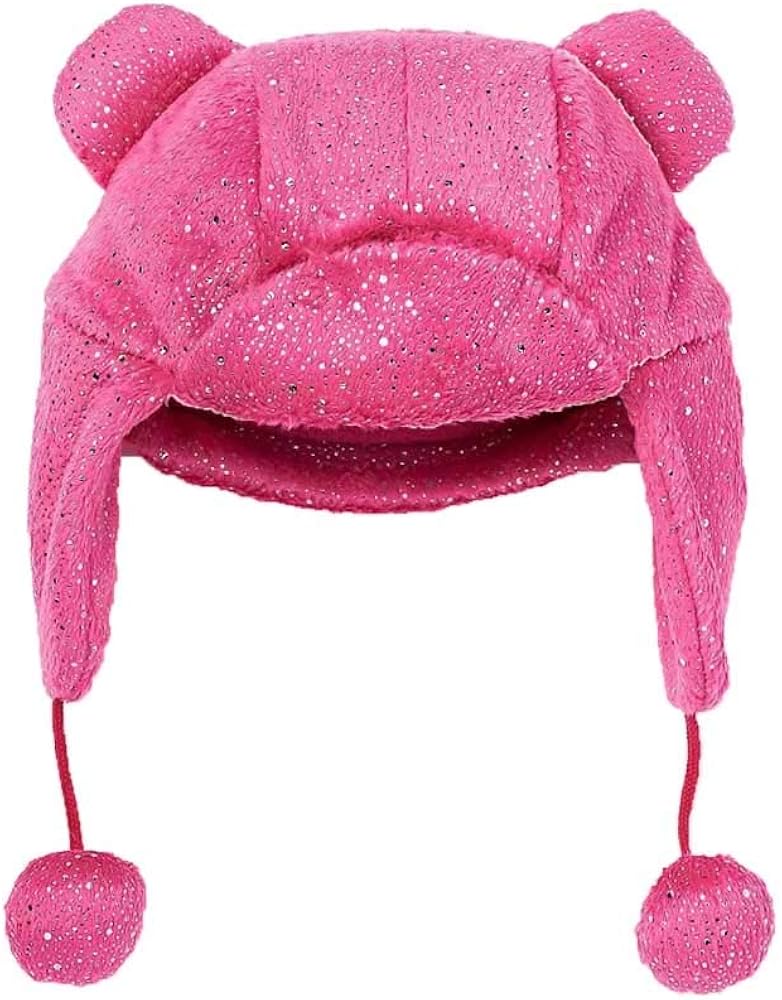 SO Fleece Lined Girls / Womens Faux Fur Trapper Hat Super Soft, Pink Express Clothing