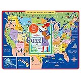 eeBoo United States Map Tray Puzzle, 45 pieces