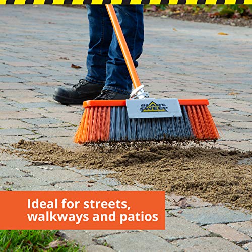 BLADE SWEEP Push Broom Outdoor Garage Broom 18 inch Heavy Duty