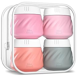 Gemice Travel Containers for Toiletries, Silicone